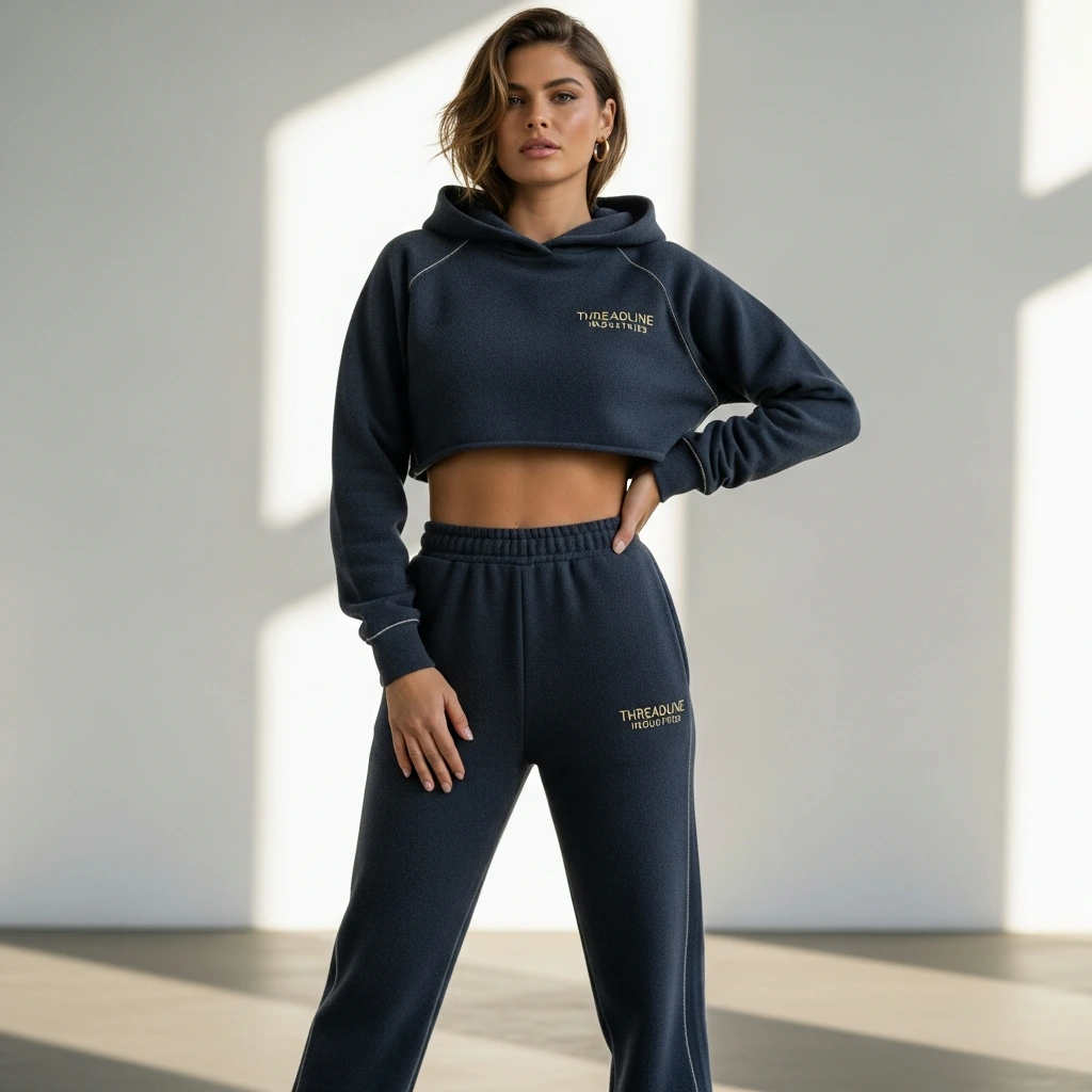 Cropped Sweatsuit Manufacturer  