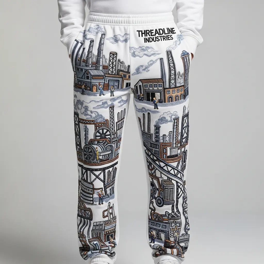 embroidered sweatpants manufacturer