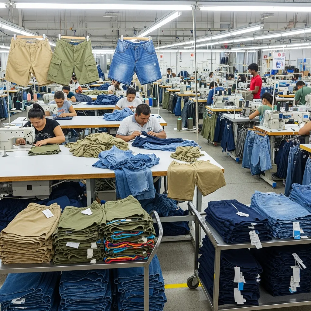 shorts manufacturer factory
