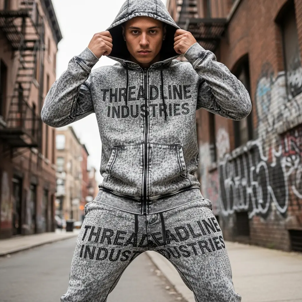 stone wash tracksuits vendor