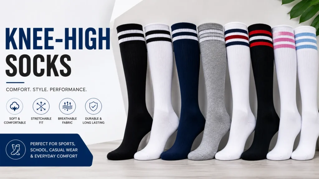 high knee socks