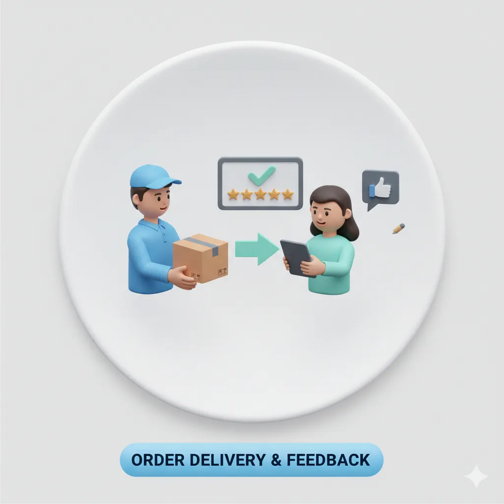 order delivery & feedback