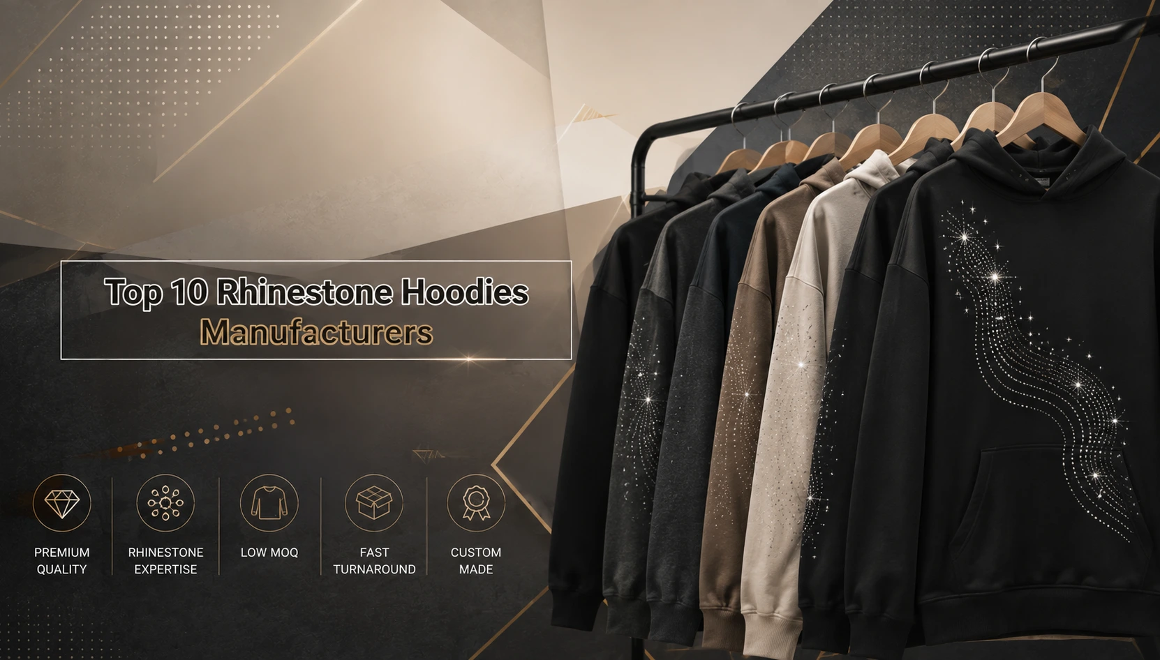 Rhinestone hoodies manufacturer